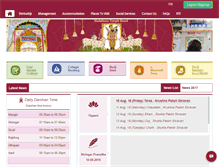 Tablet Screenshot of nathdwaratemple.org